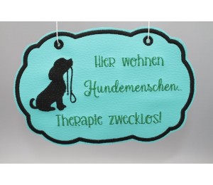 Stickserie - ITH Türschilder Hunde